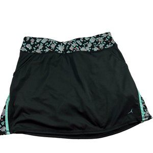 GSX Grand Slam Womens Skort Skirt Size Large Black Tennis Athletic Sports